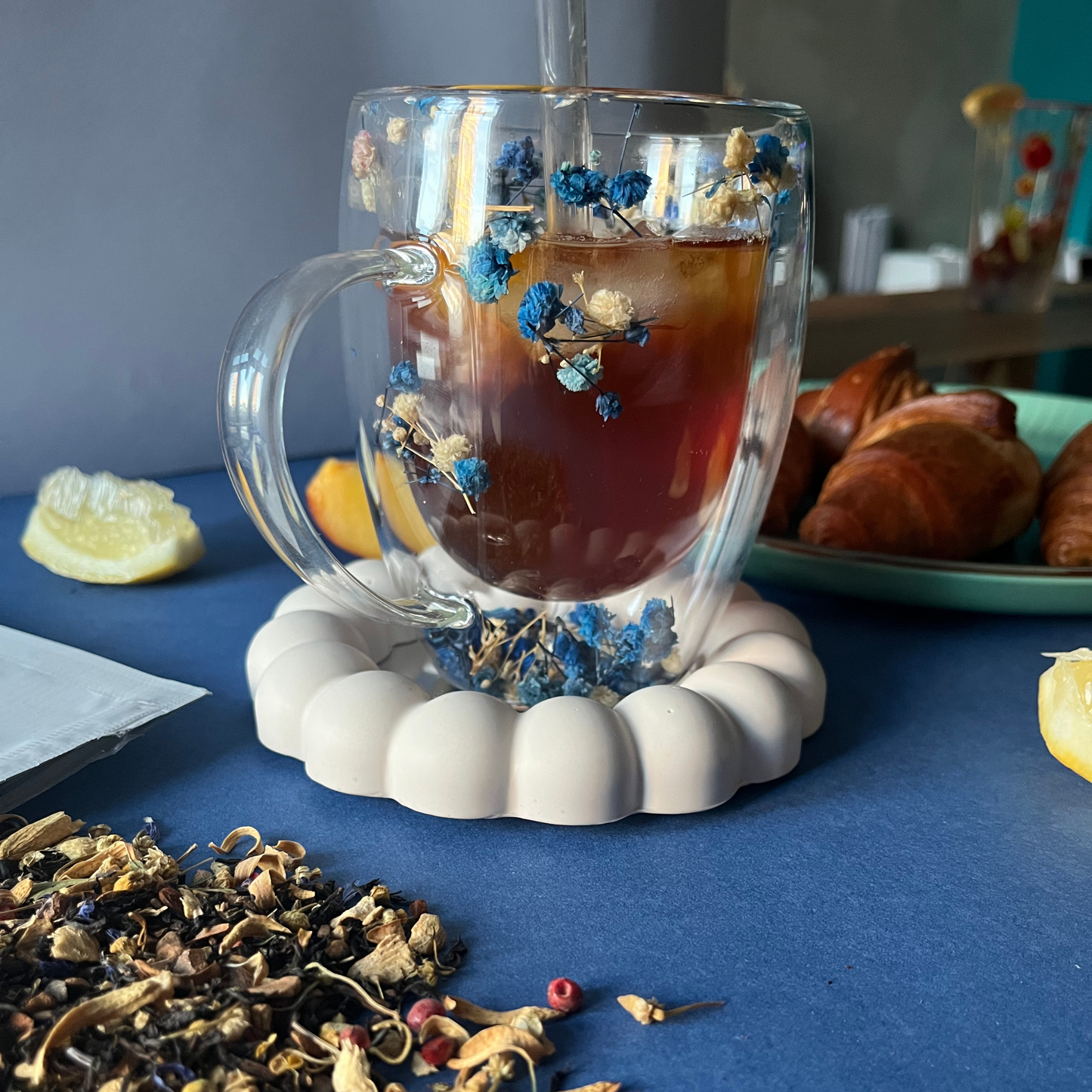 ✨ Night Blue Bundle - Tea + Cup + Teapot